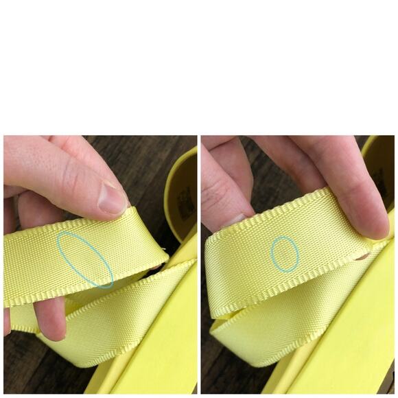 UGG Platform Sandal Ankle Wrap Square Toe Chunky Strappy Lennox Size 11 Yellow - Picture 7 of 15